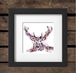 Reflections Print - Stag-0