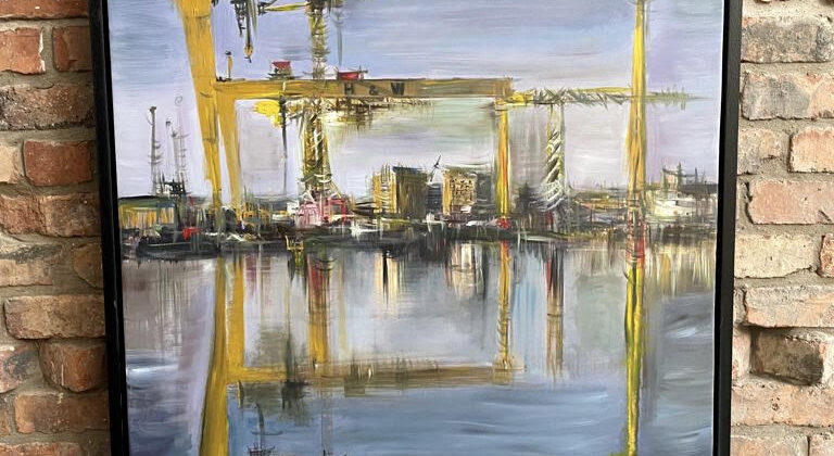 Original Painting – Down at the Docks